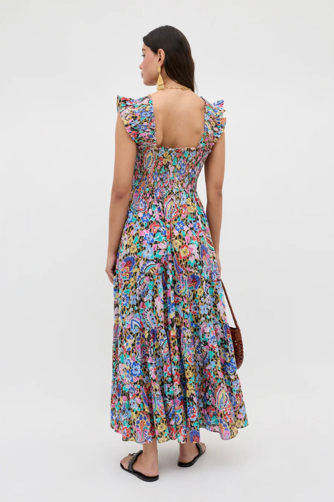 Rixo - Kendall	Dress Cara Leopard Brown