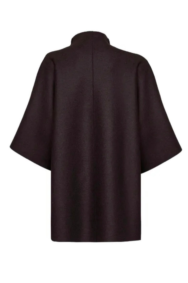 Harris Wharf - Women kimono mantle pressed wool
