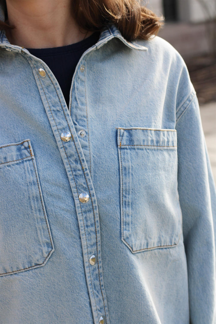 Anine Bing - Dante Shirt bleached blue