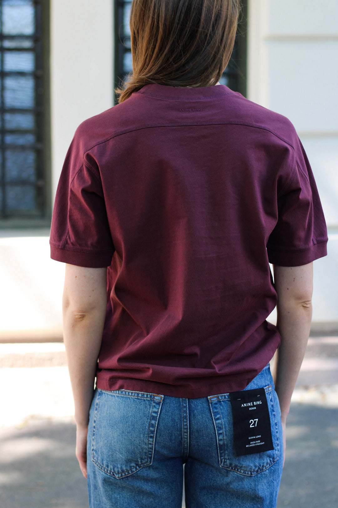 Anine Bing - Jaylin Tee Collegiate fig