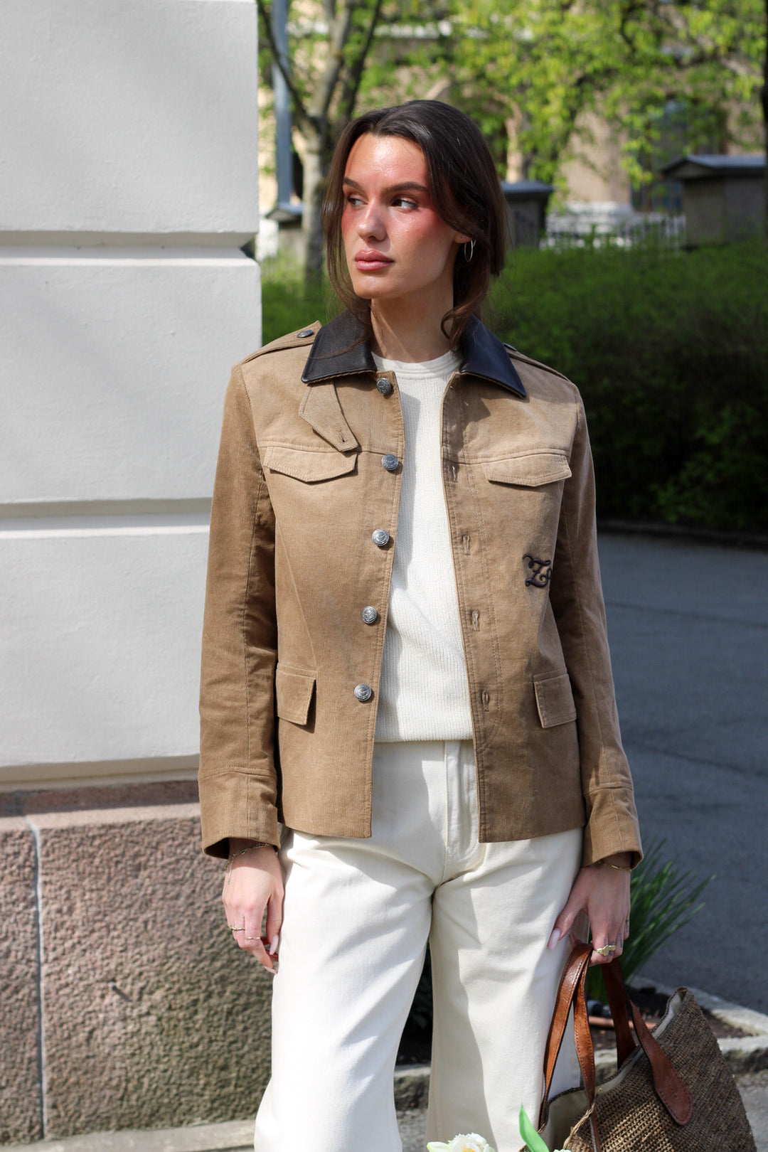 Zadig & Voltaire - Verame Beige Corduroy Jacket