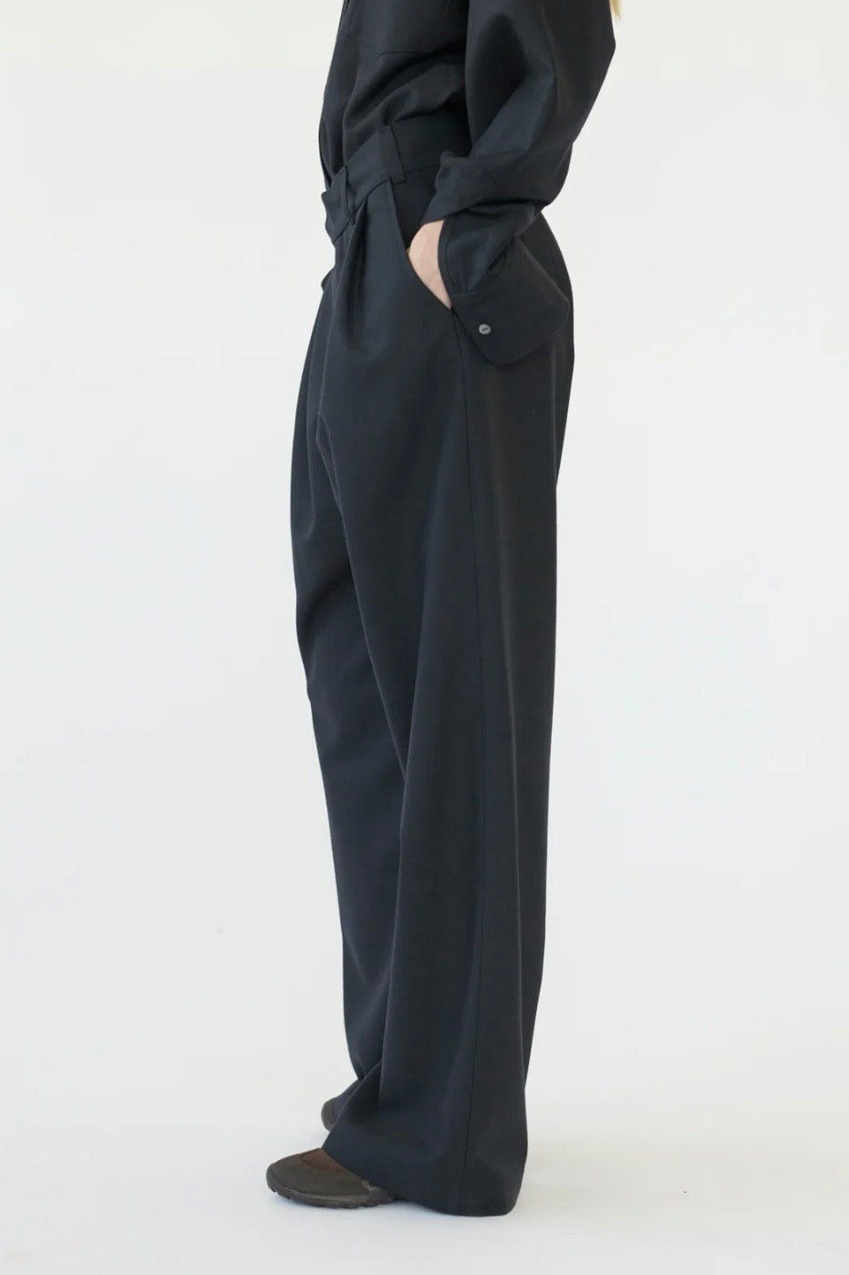 Af Agger - Fine Wool Wide Box Pants