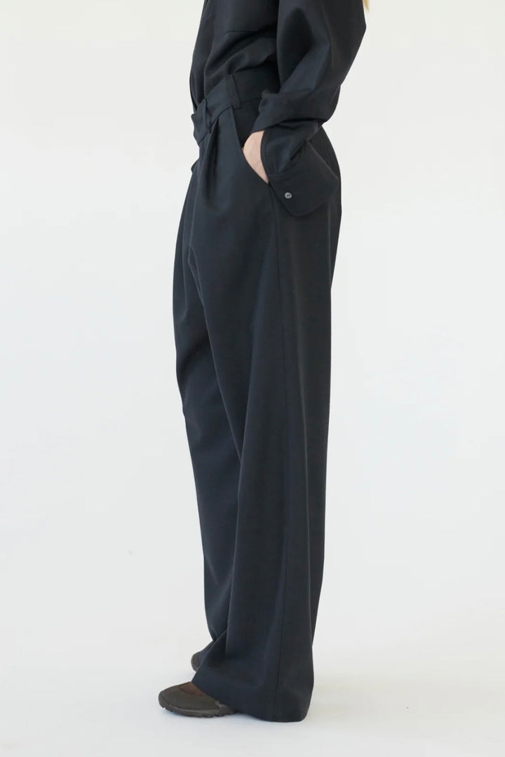 Af Agger - Fine Wool Wide Box Pants
