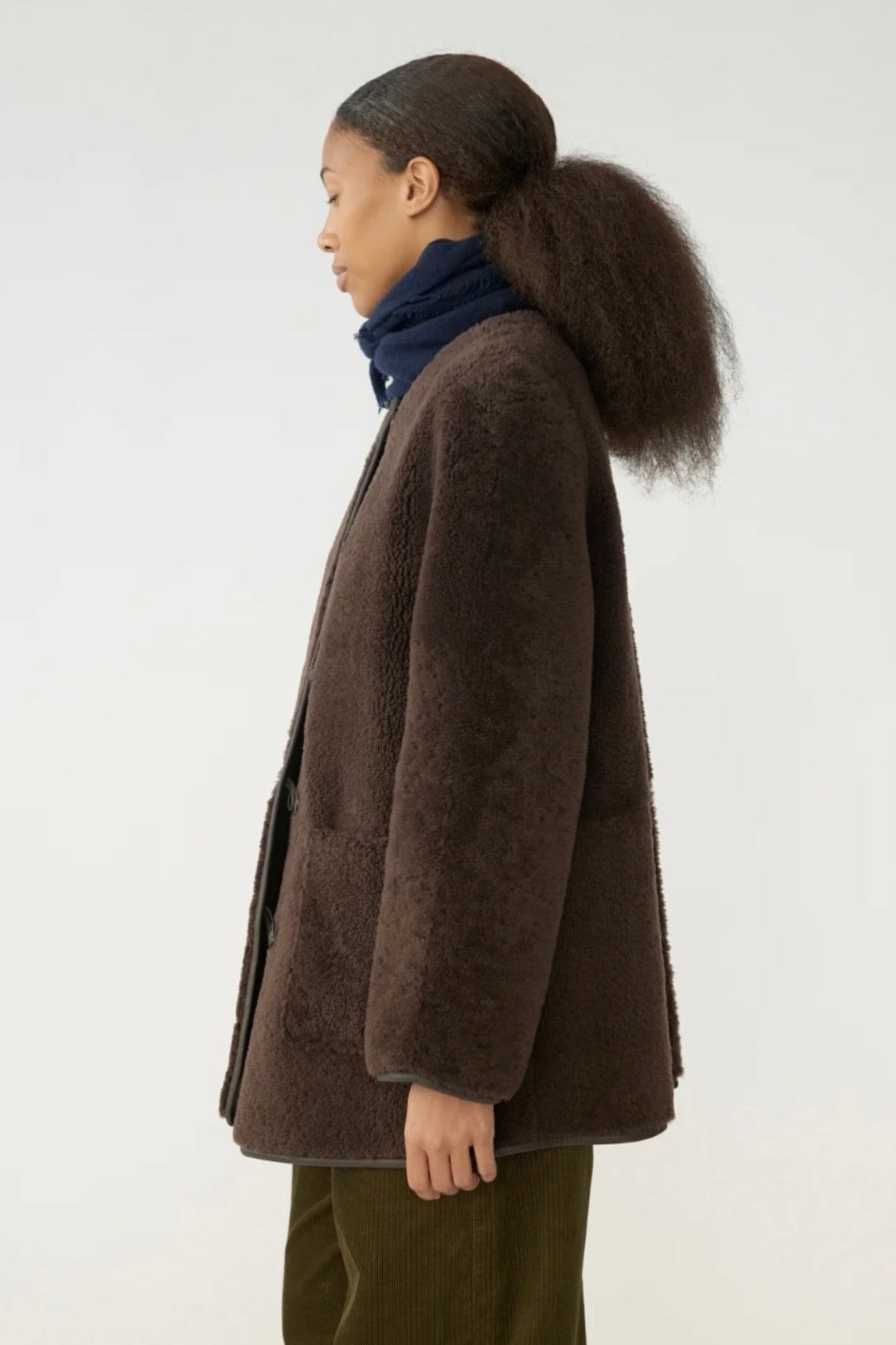 Af Agger - Shearling Coat Brown
