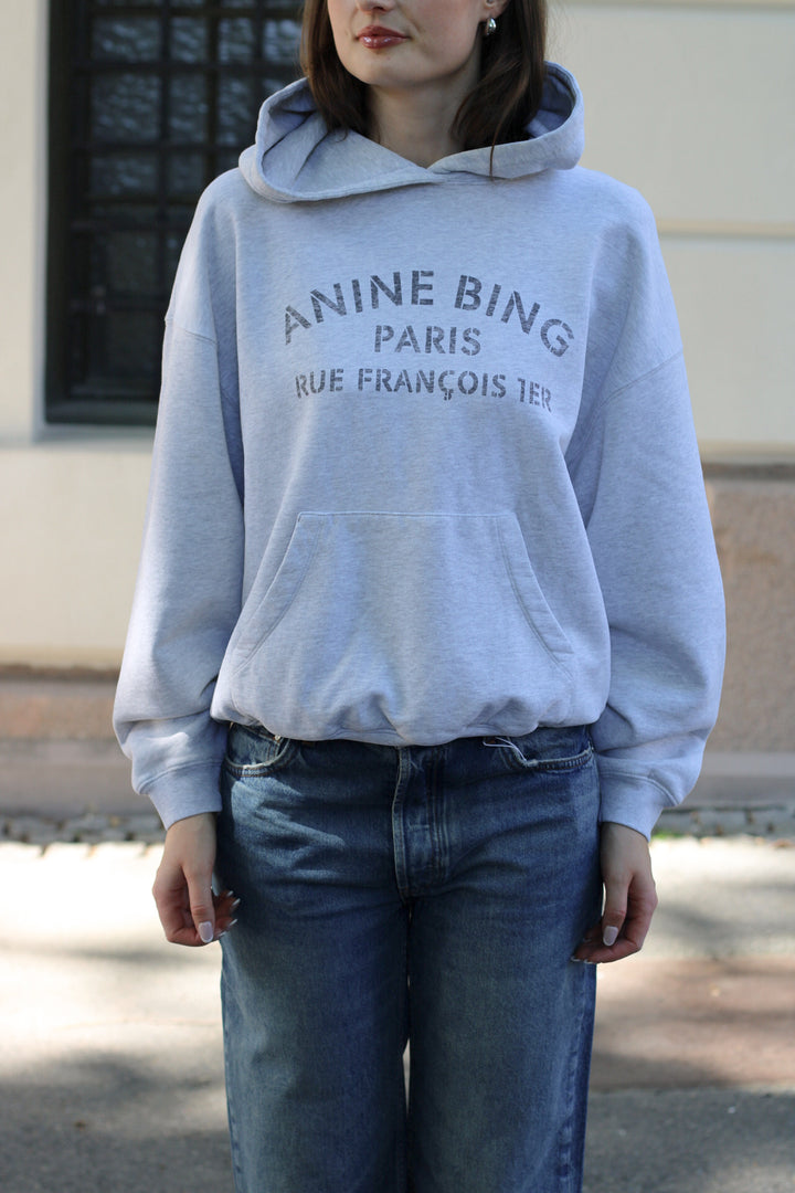 Anine Bing - Harvey Sweatshirt, Paris stencil