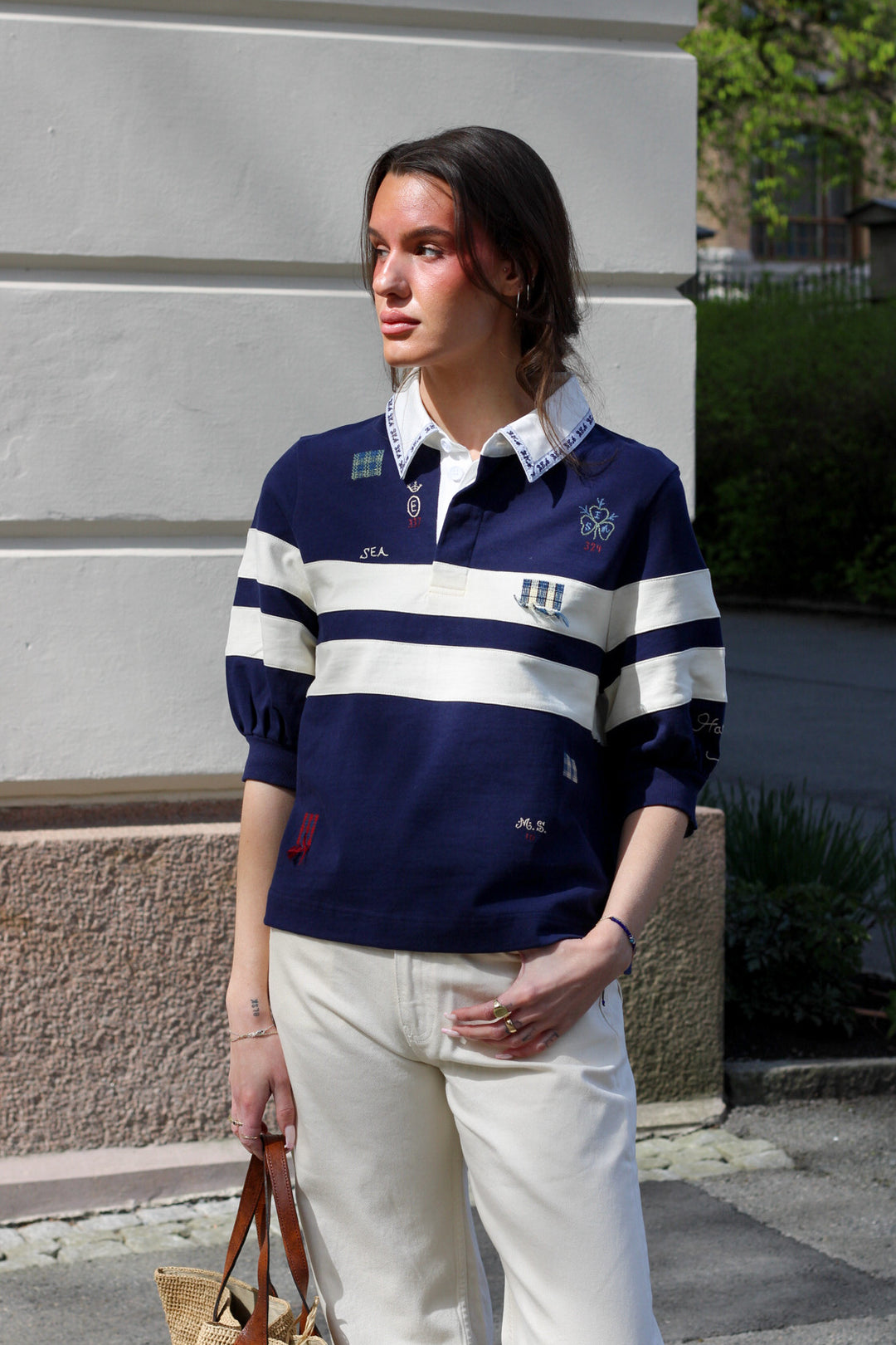 Sea NY - Claira Emb Rugby Shirt
