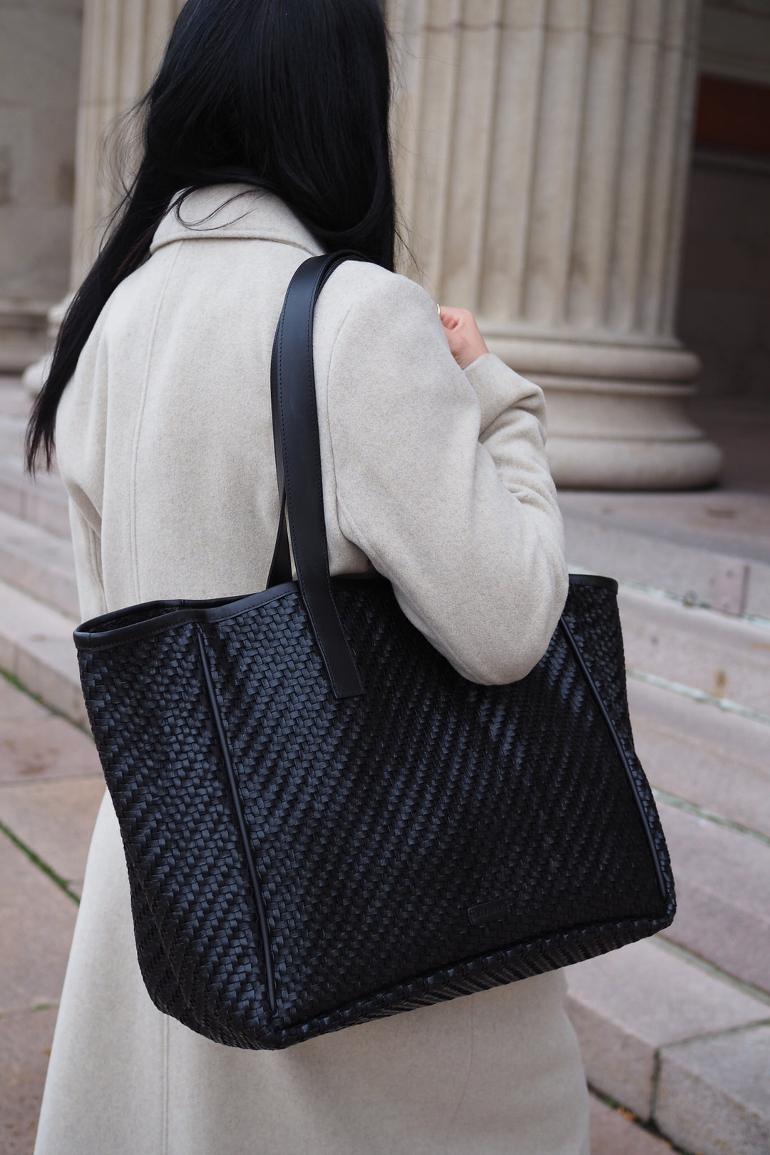 Cala Jade - Chia twill shopping bag