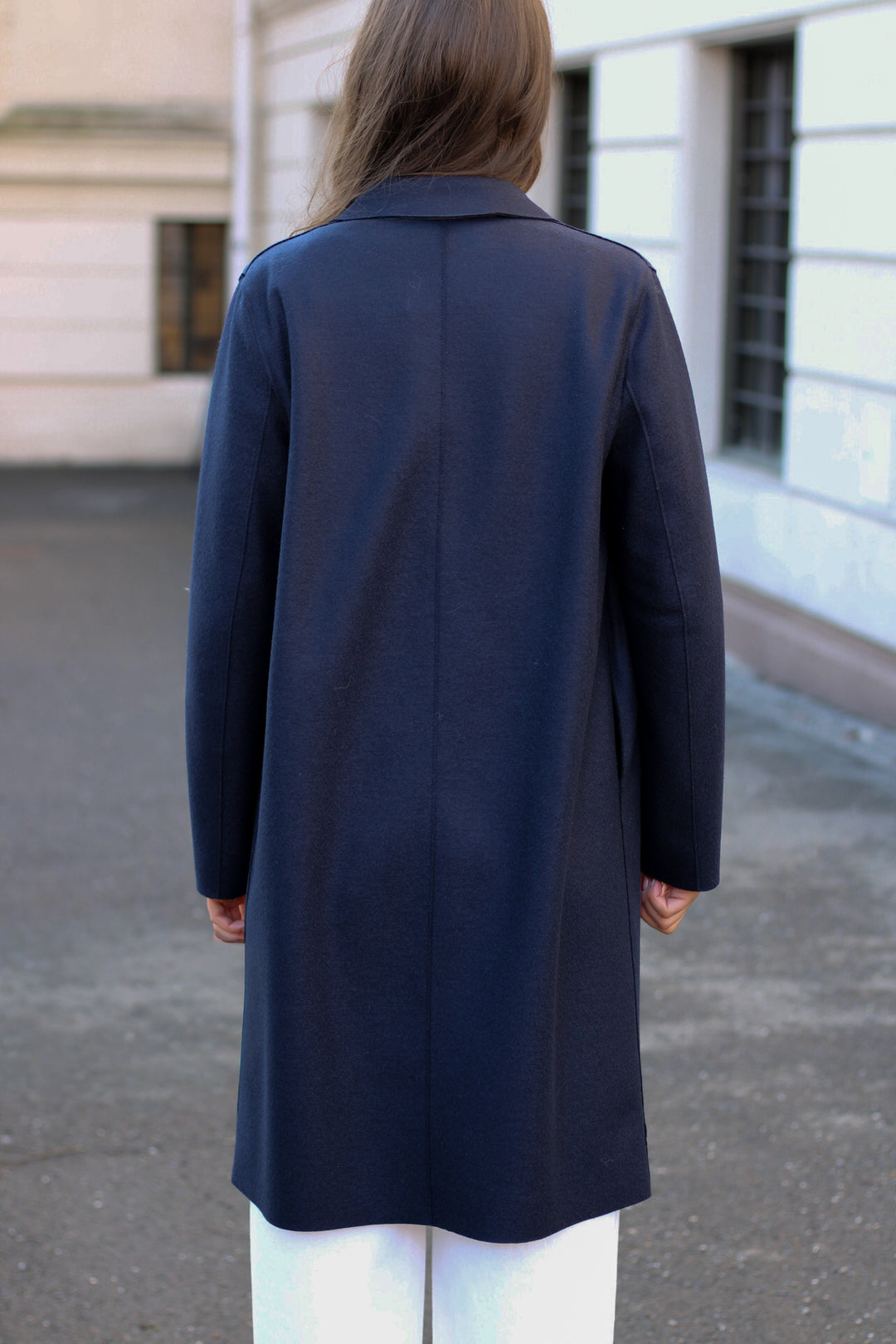 Harris Wharf - Women	overcoat	light pressed wool