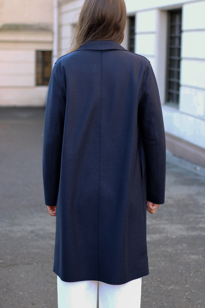 Harris Wharf - Women	overcoat	light pressed wool