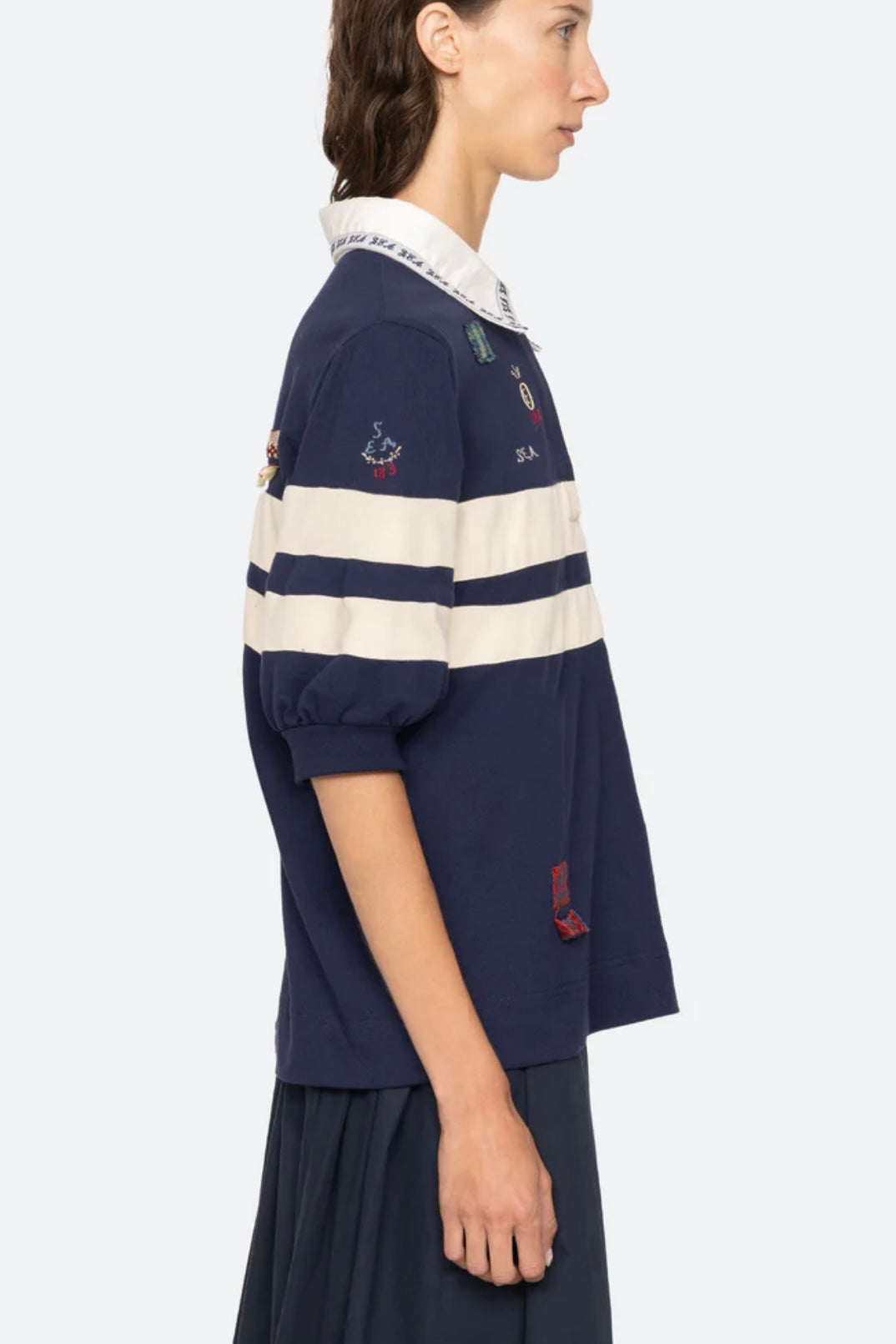 Sea NY - Claira Emb Rugby Shirt