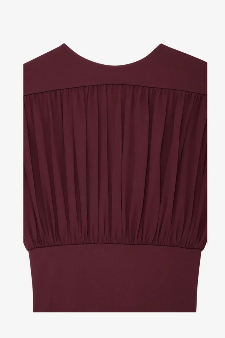 Anine Bing - Fran top burgundy