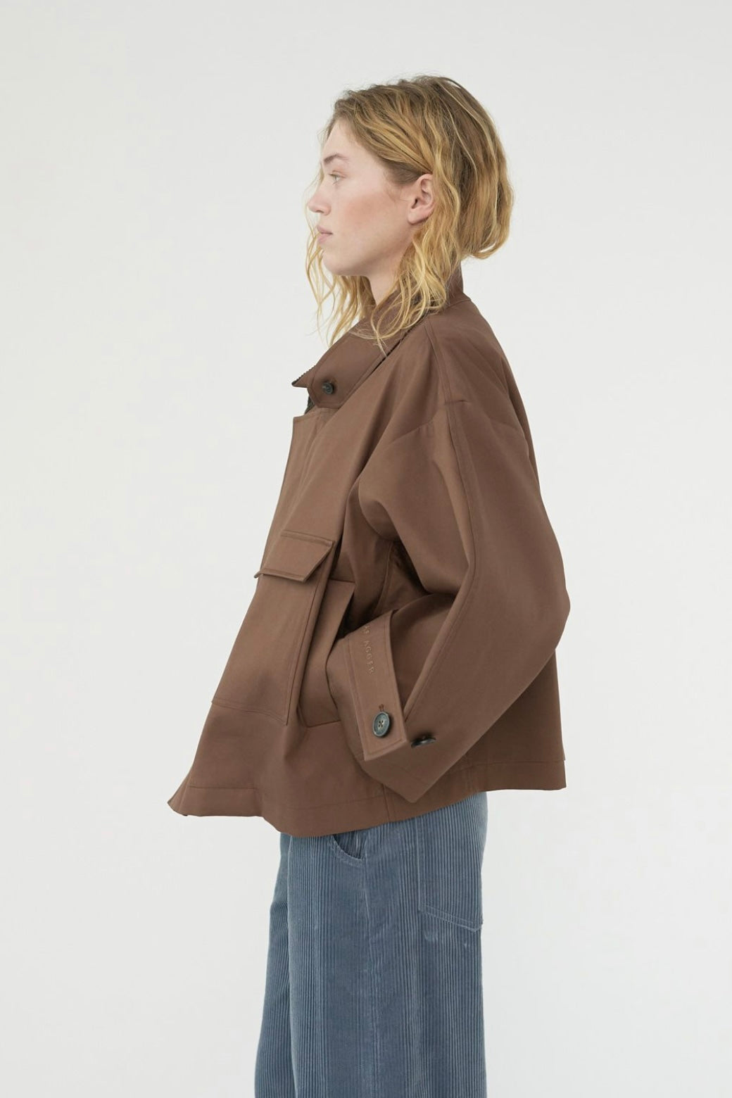 Af Agger - Water Resistant Trench Jacket - Dusty Brown