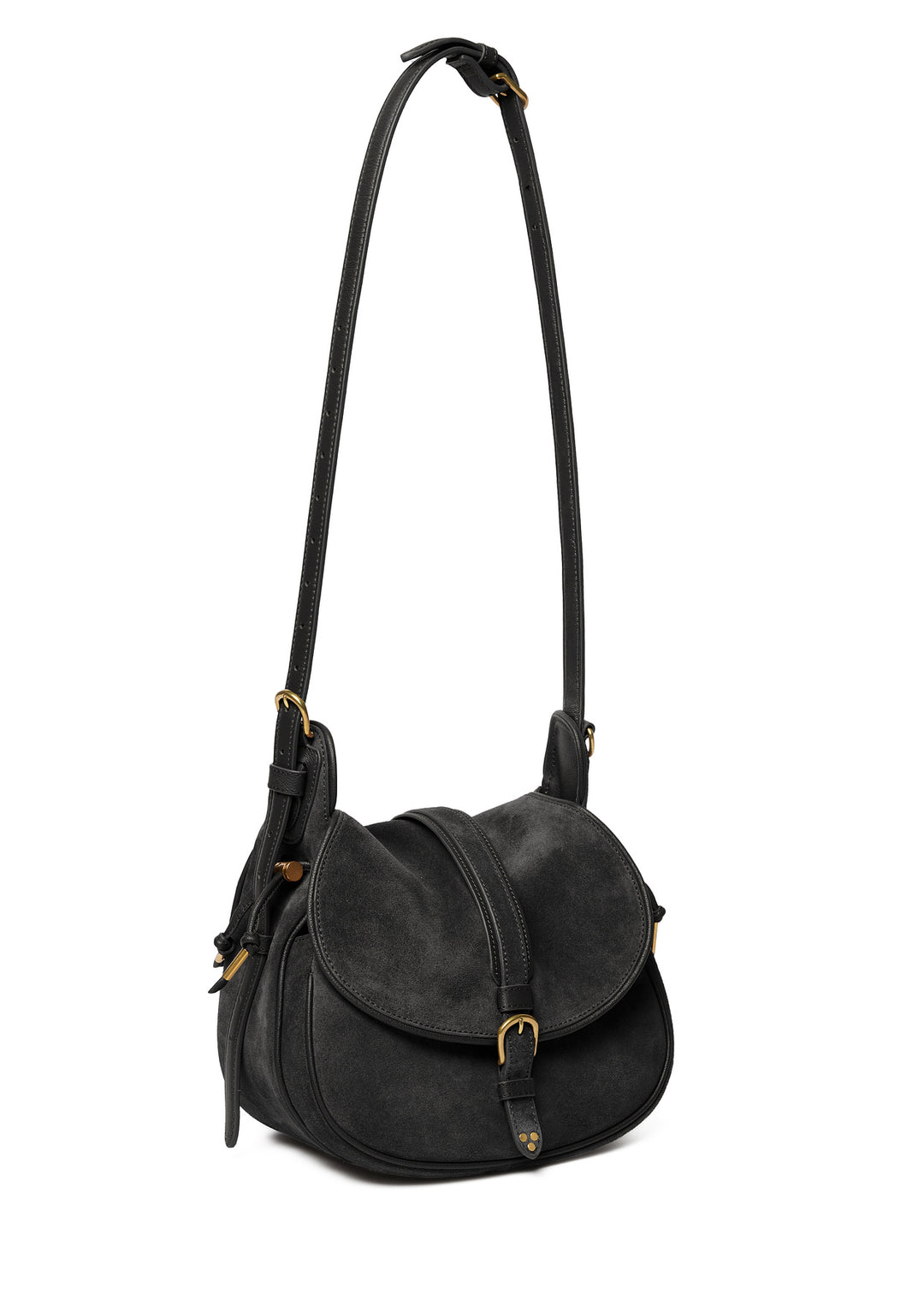 Jerome Dreyfuss - Gildas split suede noir