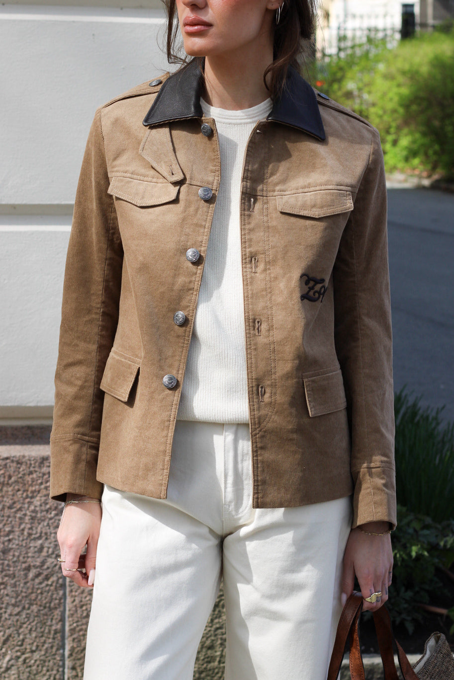 Zadig & Voltaire - Verame Beige Corduroy Jacket