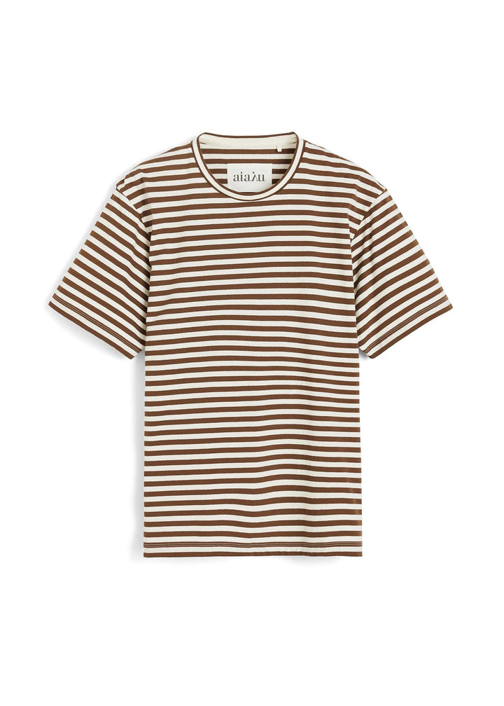 Aiayu -  Classic circular tee striped