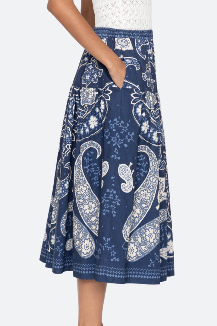 Sea NY - Emelina Print Midi Skirt