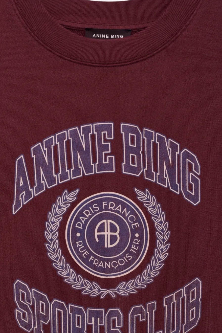 Anine Bing - Miles sweatshirt collegiate burgundy