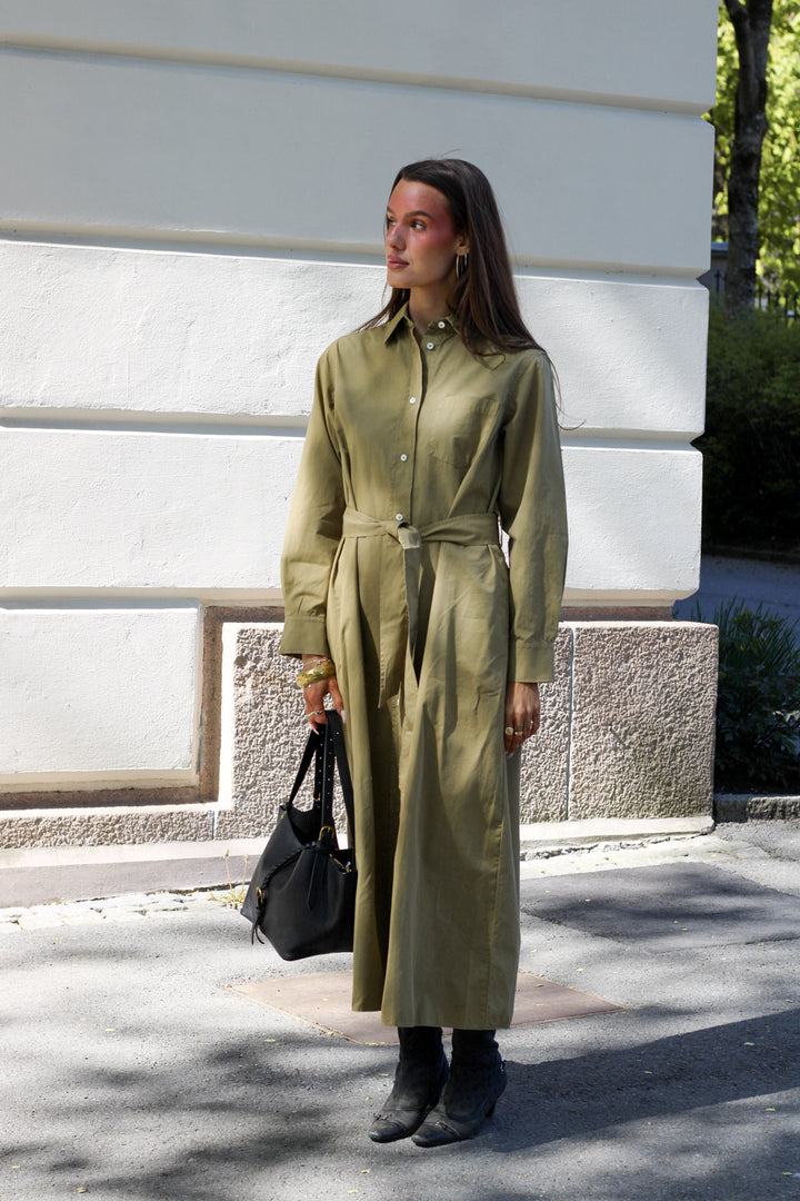 Dagmar - Belted Shirt Dress