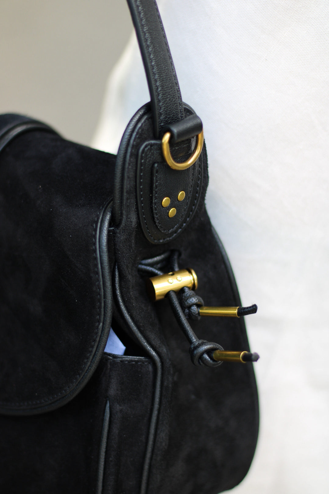 Jerome Dreyfuss - Gildas split suede noir