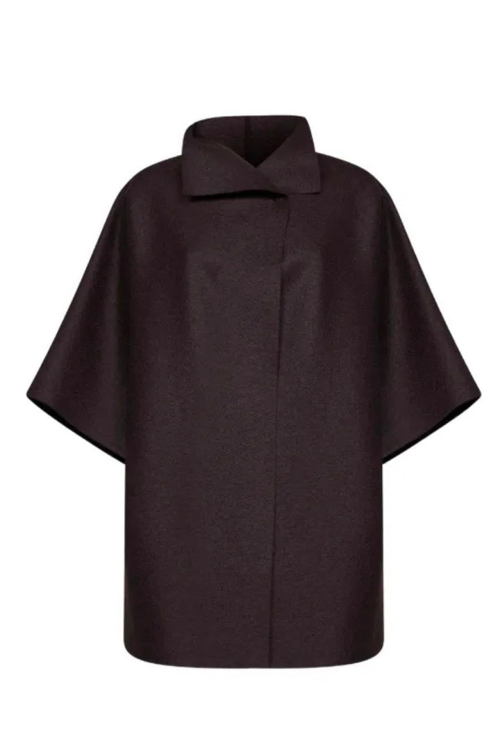 Harris Wharf - Women kimono mantle pressed wool