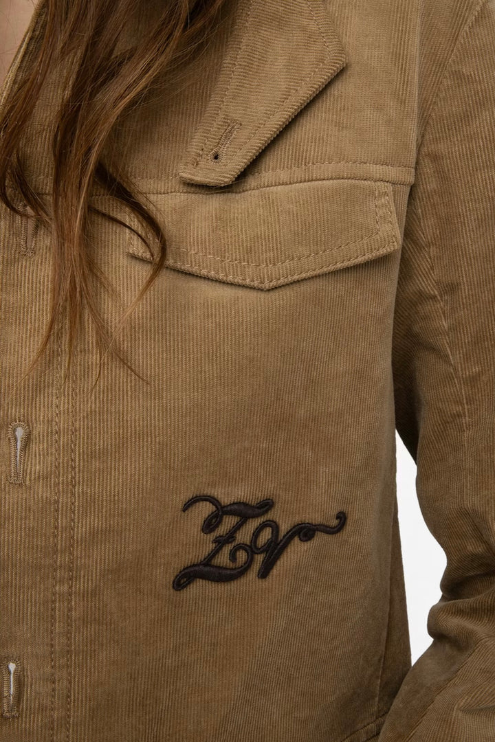 Zadig & Voltaire - Verame Beige Corduroy Jacket