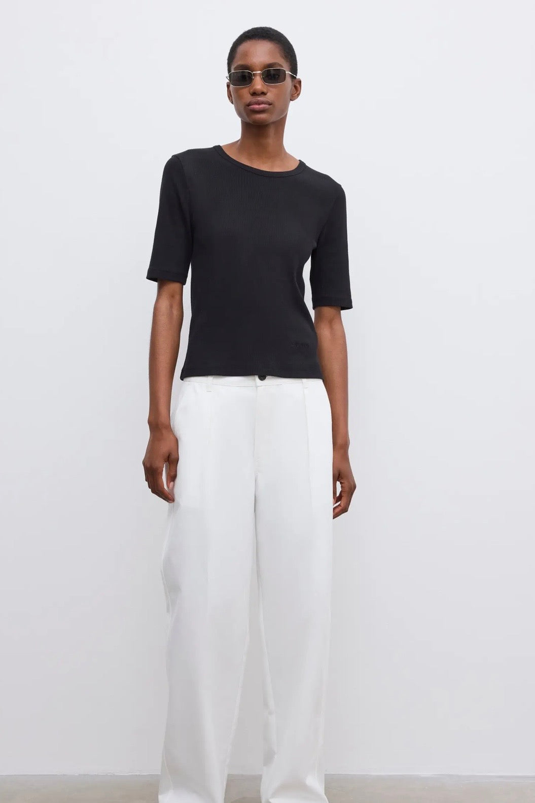 Dagmar - Fitted Rib T-shirt