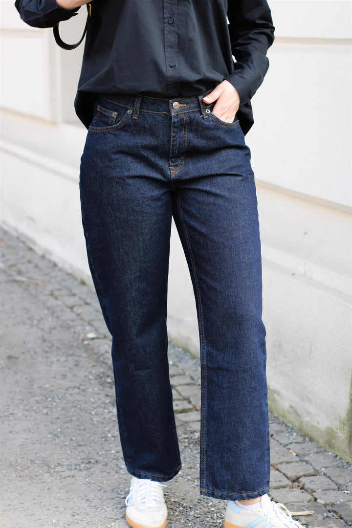 Skall Studio - Allison cropped jeans indigo blue