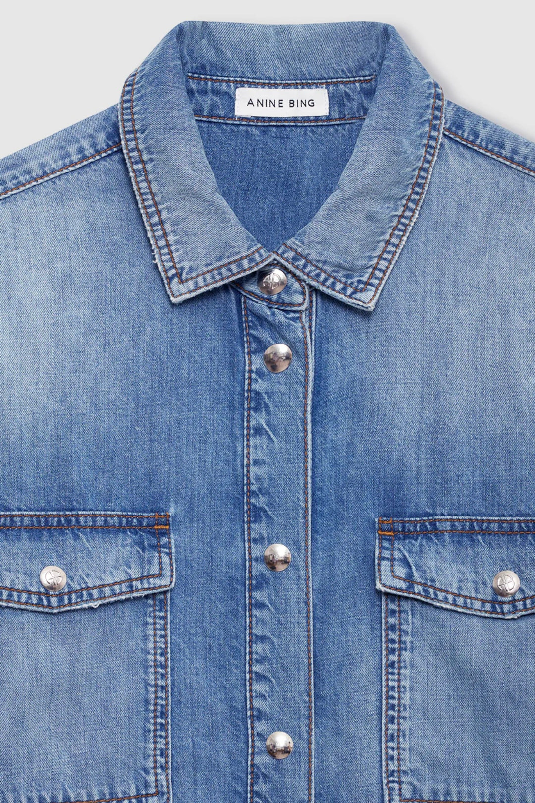 Anine Bing - Paxton Shirt Tidal Blue