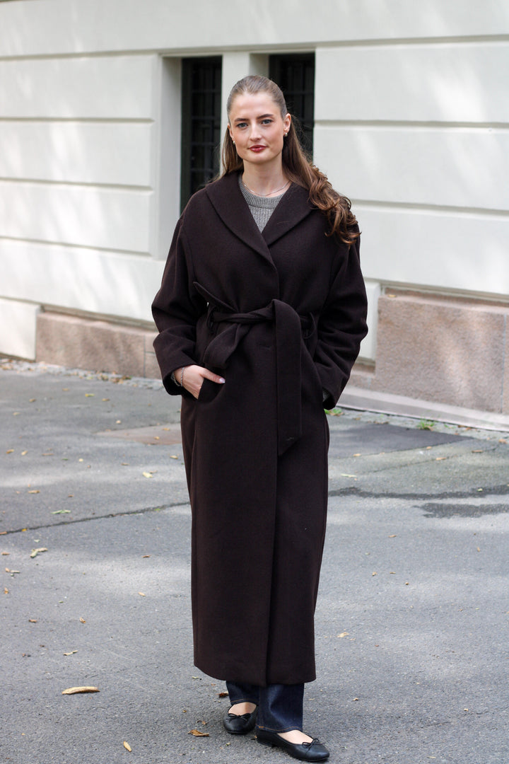 Dagmar - Wool Robe Coat