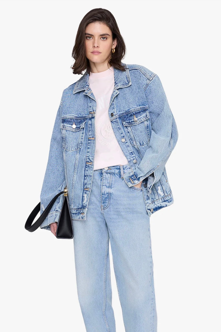 Anine Bing - Jaylin Tee Collegiate powder pink