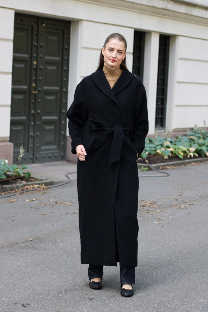 Dagmar - Wool Robe Coat