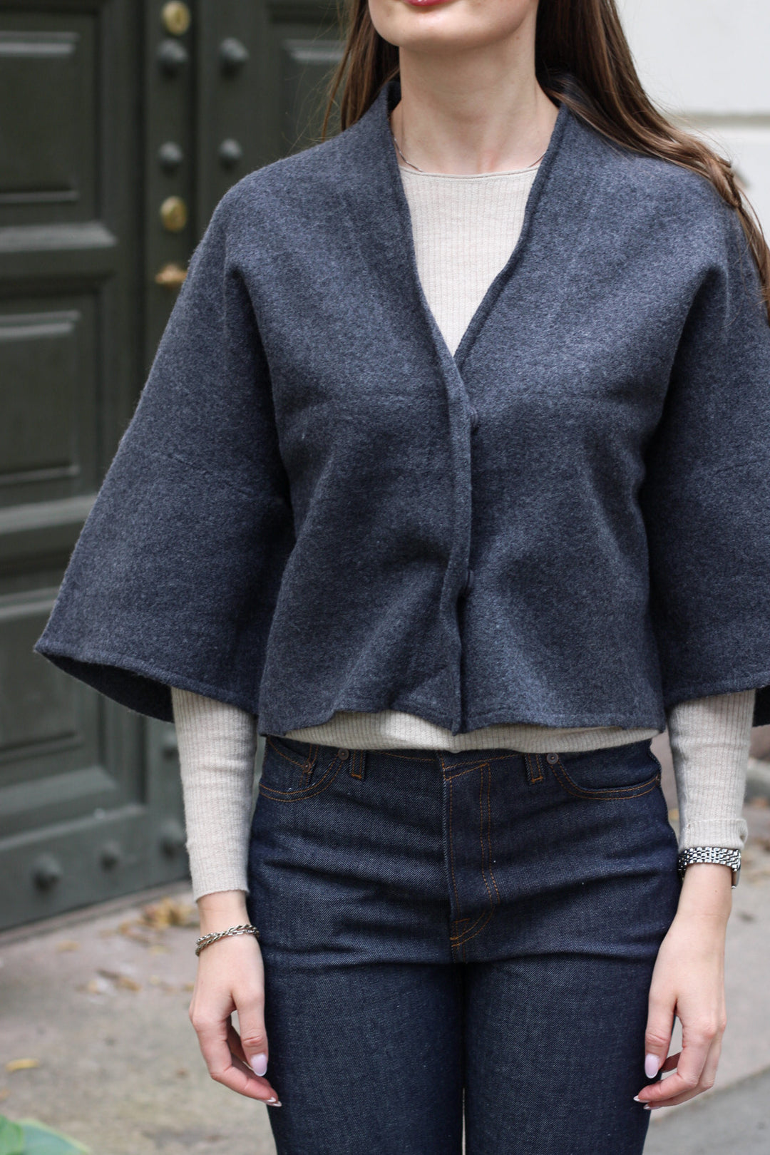 Dagmar - Short Wool Cardigan