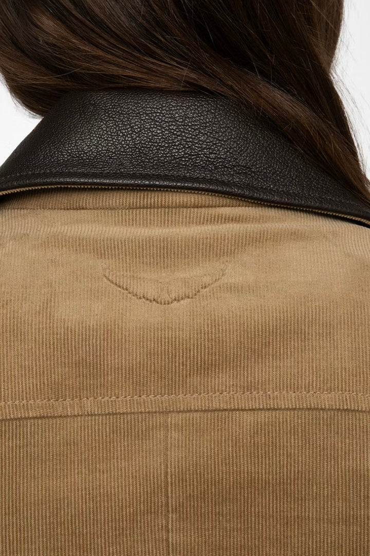 Zadig & Voltaire - Verame Beige Corduroy Jacket