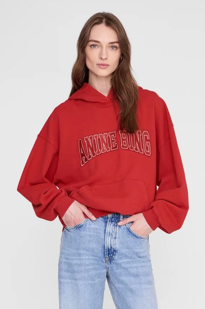 Anine Bing - Harvey Sweatshirt tango red