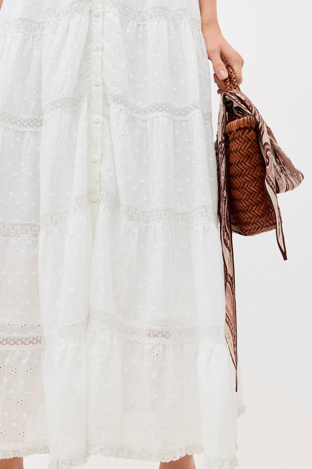 Rixo - Jaclyn Dress Ivory