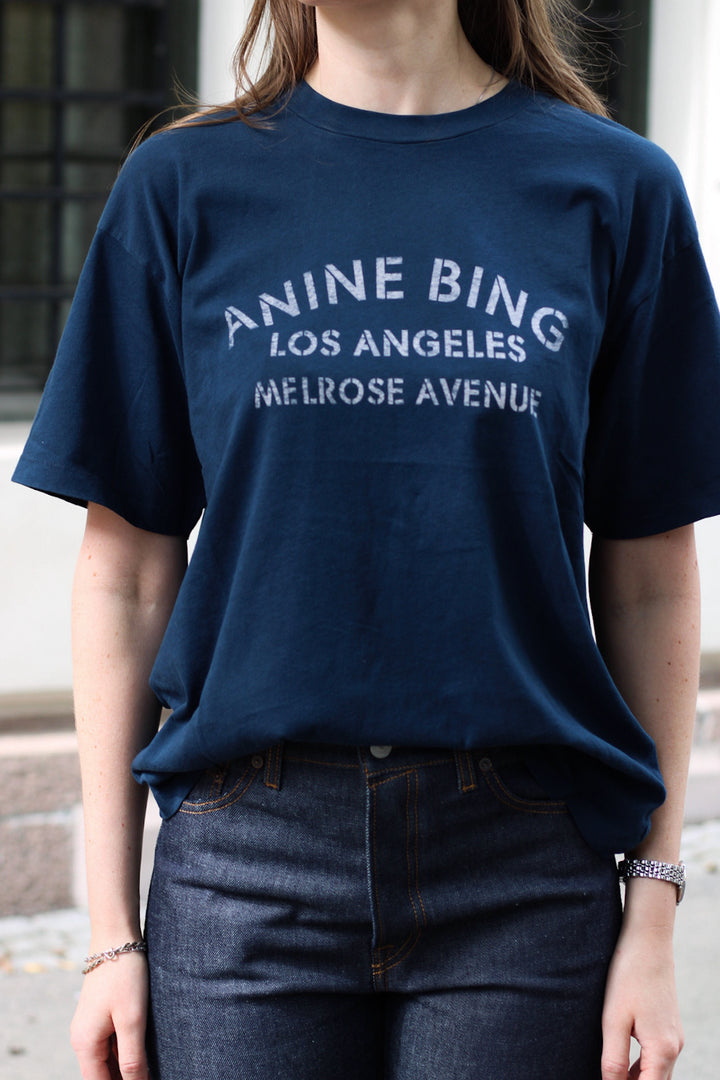 Anine Bing - Cade Tee Melrose Navy