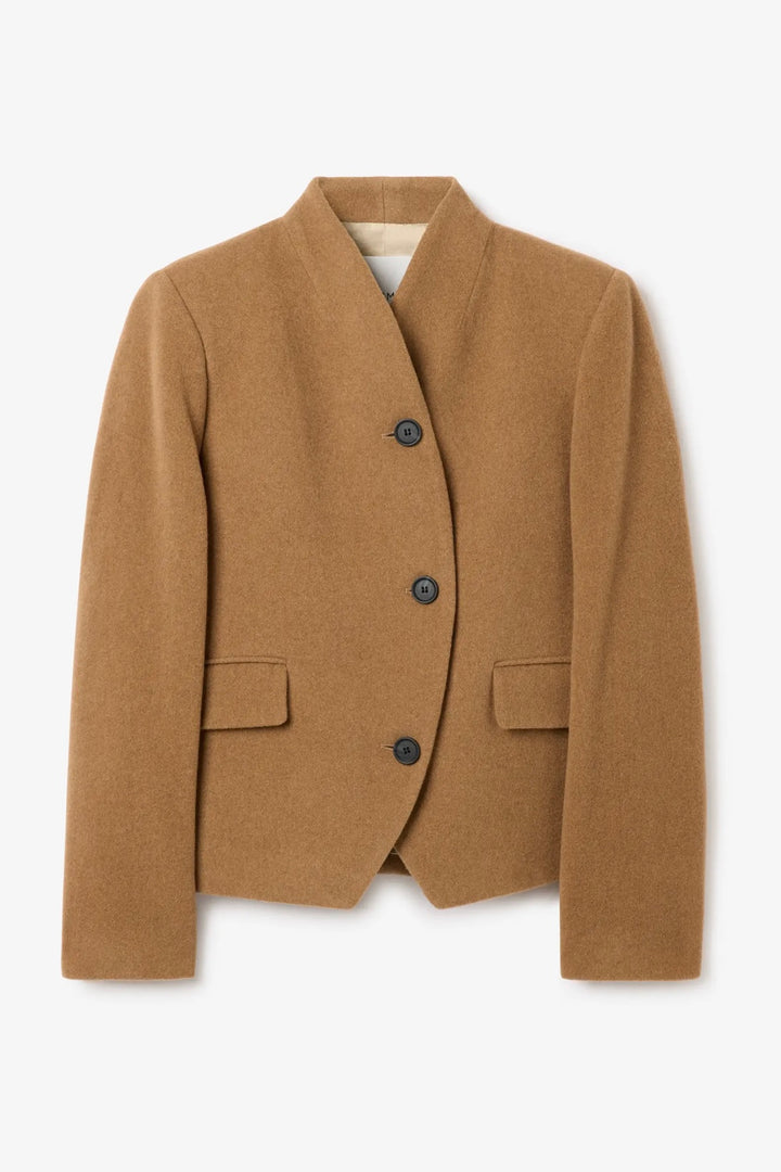 Dagmar - Short Curved Jacket Camel