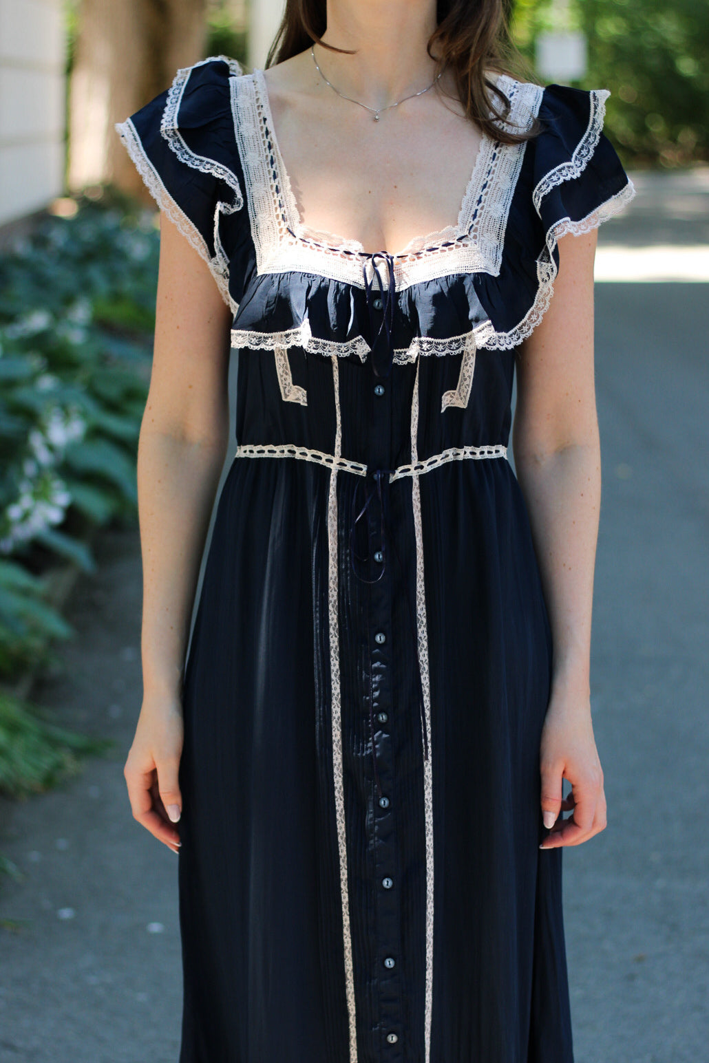 Rixo - Kendara Dress Deep Navy
