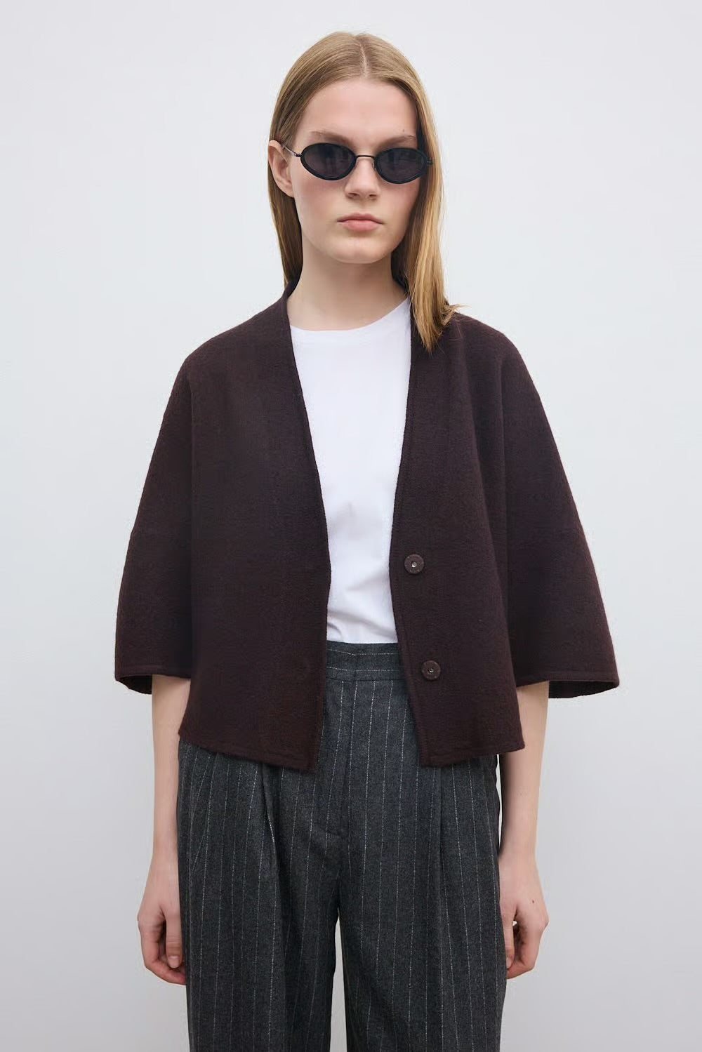 Dagmar - Short Wool Cardigan