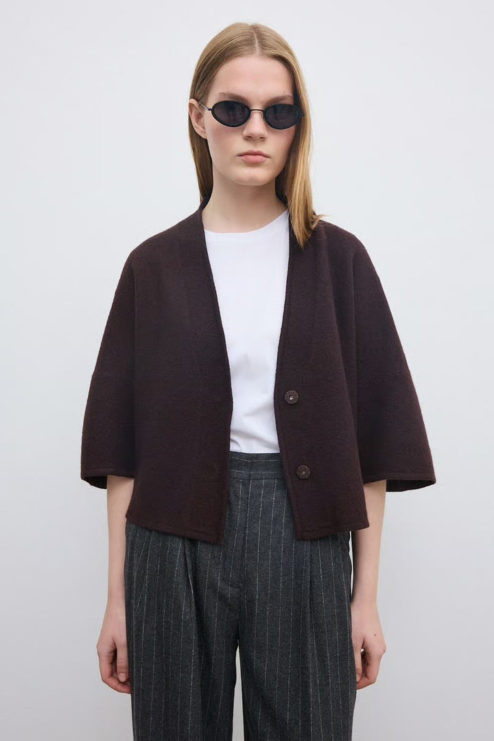 Dagmar - Short Wool Cardigan