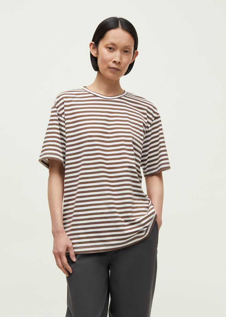 Aiayu -  Classic circular tee striped
