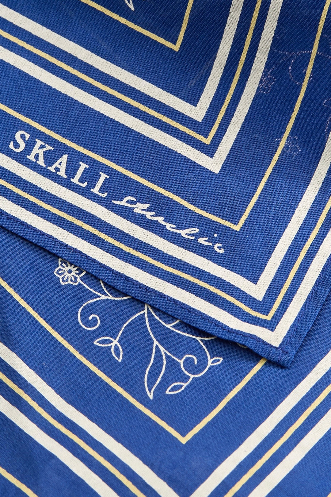 Skall Studio - Classic scarf blue shore