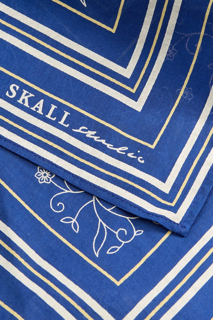 Skall Studio - Classic scarf blue shore