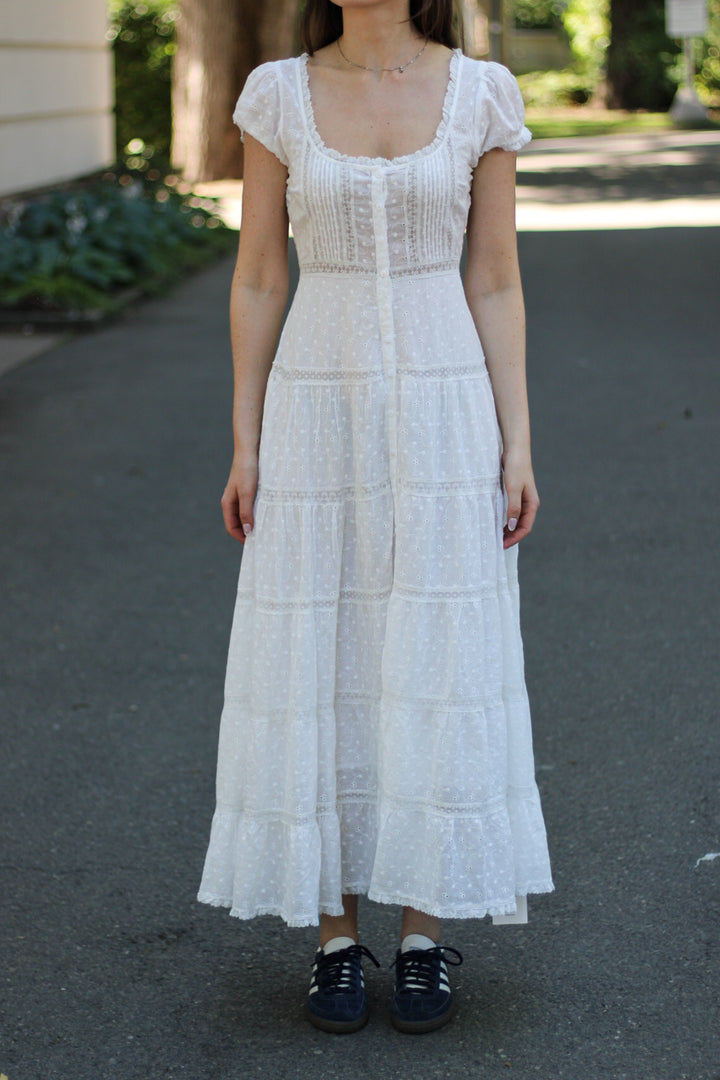 Rixo - Jaclyn Dress Ivory