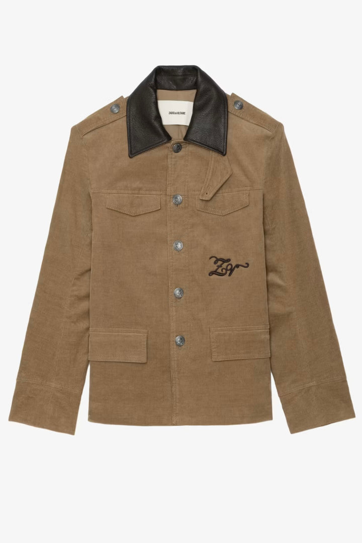 Zadig & Voltaire - Verame Beige Corduroy Jacket