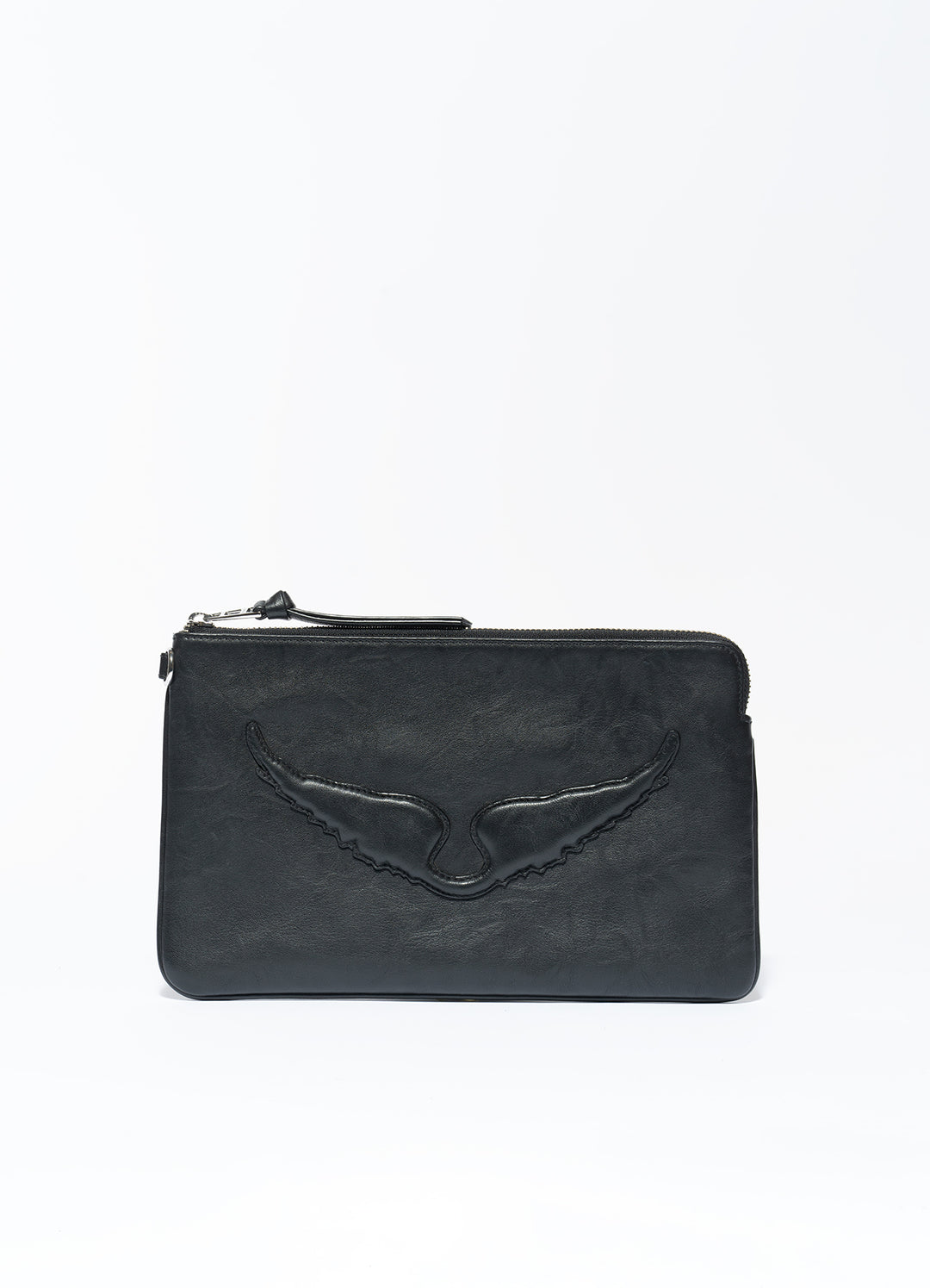 Zadig & Voltaire - angel pouch wings cow burnish