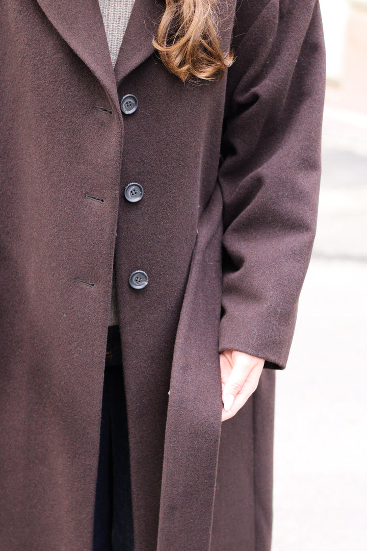 Dagmar - Wool Robe Coat