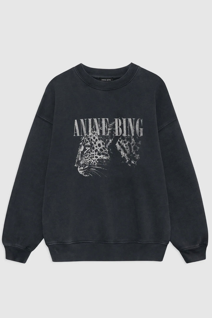 Anine Bing - Spencer sweatshirt leopard