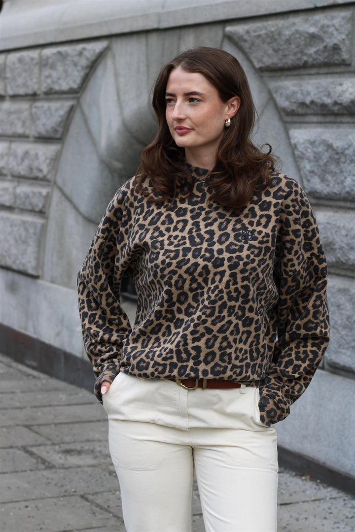 Anine Bing - Miles Sweatshirt black and brown