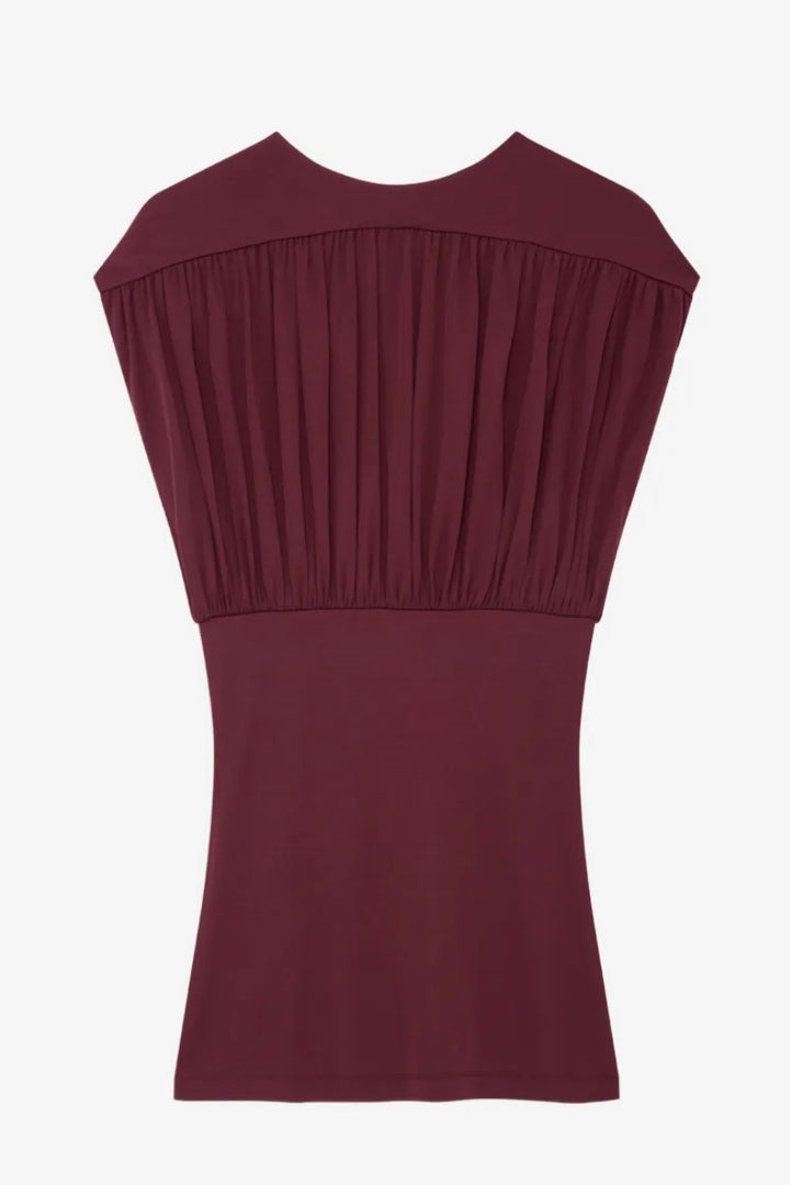 Anine Bing - Fran top burgundy